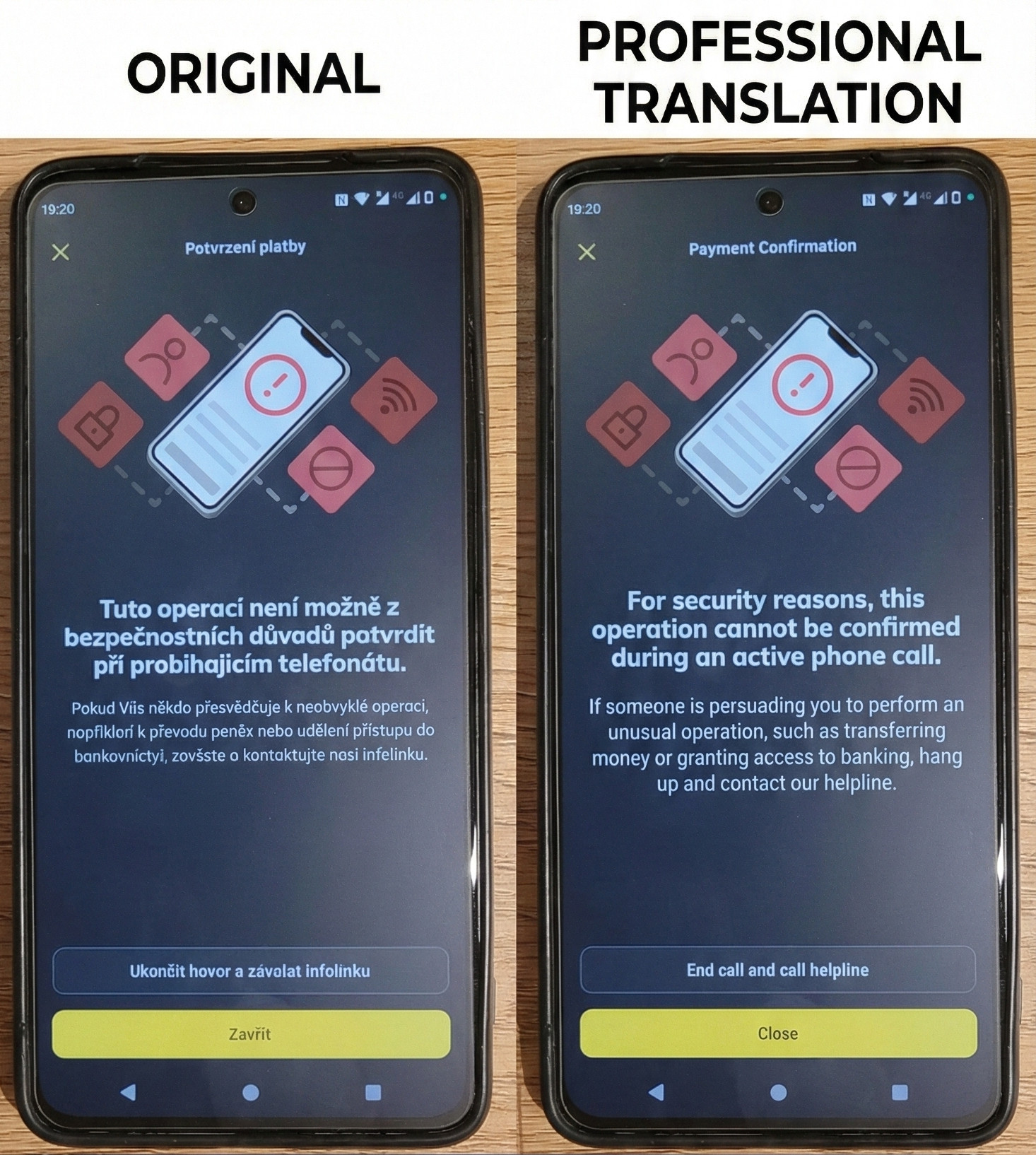 You cannot make a payment during a call